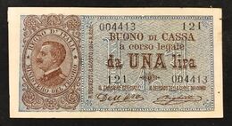 Vittorio Emanuele III° 1 Lira 21 09 1914 Sup/fds   LOTTO 1359 - Italië – 1 Lira