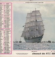 Almanach Du Facteur, Calendrier De La Poste, 1984, Côte D'Or, Tréguier (22), Voilier - Grand Format : 1981-90