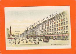 Bruxelles -  Carte Publicitaire Hôtel Métropole  -  Gare Du Nord - Fantaisie. - Cafés, Hôtels, Restaurants