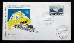 Iceland 1960 Glaciological Society Expedition Cover   Minr.280  ( Lot 121 ) - Covers & Documents