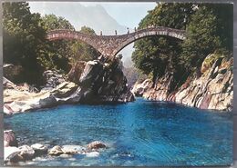 Ticino, Suisse Schweiz , Lavertezzo , Valle Verzasca, Ponte  Dei Salti, Ed Rowesa, TB - Lavertezzo 