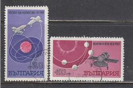 Bulgaria 1967 - Space, Mi-Nr. 1777/78, Used - Oblitérés