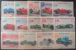 DF40266/2152 - 1967 - MONACO - GRAND PRIX AUTOMOBILE DE MONTE CARLO - SERIE COMPLETE - N°708 à 721 NEUFS** - Neufs