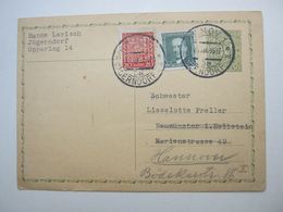 1936 , Ganzsache  Aus Jägerndorf Nach Deutschland - Non Classificati