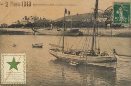 Esperanto Boulogne Sur Mer . 2 Vignettes Recto Verso. Victor Haignéré Envoi à La Havane Cuba - Esperanto