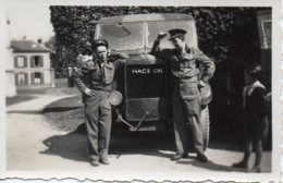 Photo 2 Soldats Et Camion En Irlande En 1939,format 8.5/6 - Oorlog, Militair