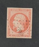 Timbres - N° 16 -  Type  Napoléon III , Légende  Empire Franc  -  1853  - Oblitéré - - Autres & Non Classés