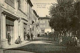 FRANCE - Carte Postale - Montauroux - Rue Du Clot Et Les Cafés  - L 68120 - Montauroux