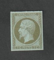 Timbres - N° 11  -  Type  Napoléon III , Légende  Empire Franc  -  1860 -  Neuf Avec Charnière -sans Gomme - Signé - - Other & Unclassified