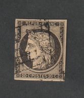 Timbres  - N° 3  -  Type  Cérès De 1849 Et 1850  - 1849 -  Neuf Avec Charnière - Autres & Non Classés