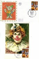 🎪" IVème FESTIVAL INTERNATIONAL DE CIRQUE " Sur LOT (Carte Maxi Et Env 1er Jour). N° YT 1120 Parfait état CM FDC - Cirque