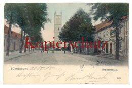 Sonnenburg 1905, Breitestrasse, Bahnpost Cüstrin - Sonnenburg, ZUG 6 - Neumark