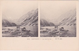 CARTE STEREO -  Stéréoscopique -  CAUTERETS LAC DE GAUDE - Cartes Stéréoscopiques