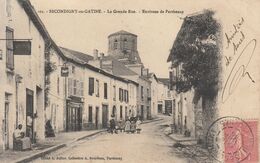 SECONDIGNY En GATINE La Grande Rue Environs De Parthenay, Animée, Commerces, Bon état - Secondigny