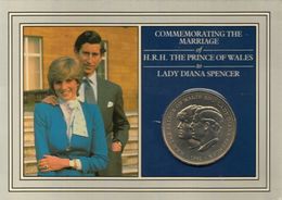 25 Pence 1981 Großbritannien Gedenkmünze Hochzeit Von Prinz Charles Und Diana, Silber Feingewicht 26,16g - 25 New Pence