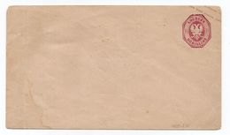 1890 ? GERMANY, LUBECK, 1 1/2 SHILLING STATIONERY COVER, NOT USED - Luebeck