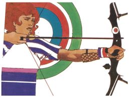 (J 6) Sport - Archery - Tir à L'Arc (USA Olympic) - Tiro Al Arco