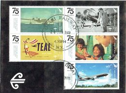 New Zealand 2015 25 Years Connecting NZ To The World M/S USED LJ MS233 - Oblitérés