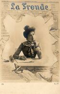 CPA. Journal LA FRONDE - Marguerite Durand Directeur - Janvier 1902. - Calendrier Protestant,israélite- Scan Du Verso - - Unclassified