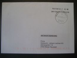 Österreich 2008- Antwortsendung Postentgelt Beim Empfänger Einheben, Gelaufen Von Bad Fischau Nach Wr. Neustadt - Franking Machines (EMA)