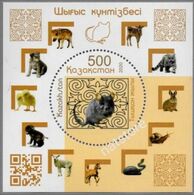 2020. STAMPS OF KAZAKHSTAN..EASTERN HOROSCOPE.YEAR OF RAT - Astrology