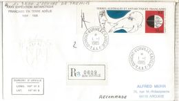 TAAF ANTARTIDA FRANCESA CC BASE DUMONT D'URVILLE CERTIFICADA 1985 FOCA SEAL - Antarctic Wildlife