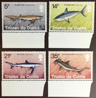 Tristan Da Cunha 1982 Sharks Fish MNH - Poissons