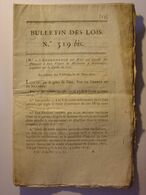 BULLETIN DES LOIS N°519 Bis De 1822 - PENSIONS POUR DES MILITAIRES ET DES VEUVES DE MILITAIRES (détails 149 Militaires) - Decreti & Leggi