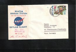 Bermuda 1973 Space / Raumfahrt Skylab Tracking Station Interesting Cover - América Del Norte
