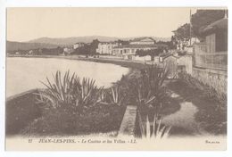 06/CPA - Juan Les Pins - Le Casino Et Les Villas - Juan-les-Pins