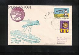 Ascension 1973 Space / Raumfahrt Skylab USNS Vanguard Tracking Station Interesting Cover - Amérique Du Sud