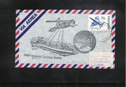 Ascension 1973 Space / Raumfahrt Skylab USNS Vanguard Tracking Station Interesting Cover - Südamerika