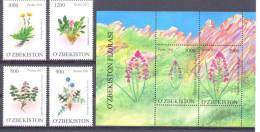 2011.Uzbekistan, Wild Flowers Of Uzbekistan, 4v + S/s, Mint/** - Ouzbékistan