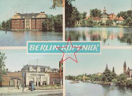 Ansichtskarte Berlin Köpenick 4 Ansichten Schloß S Bahnhof Schloßkapelle Blick Auf Köpenick 1968 Farbig - Köpenick