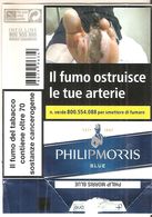 PHILIP MORRIS BLUE SOFT ITALY BOX SIGARETTE - Etuis à Cigarettes Vides