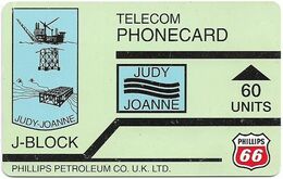 UK - Oil Rigs (Autelca) - (GREEN) Phillips Petroleum - Judy-Joanne (Only CN. On Back), 60Units, Used - Bedrijven Uitgaven