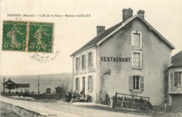 TROISSY CAFE DE LA GARE MAISON GAILLET - Sonstige & Ohne Zuordnung