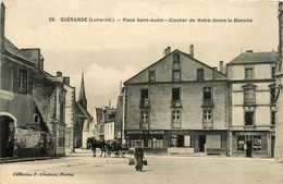 Guérande * Place St Aubin * Clocher De Notre Dame La Blanche * Buvette Du Marché * Débit Tabac - Guérande