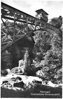 MEIRINGEN → Drahtseilbahn Reichenbachfall, Bahn Auf Dem Viadukt, Fotokarte Anno 1955 - Reichenbach Im Kandertal