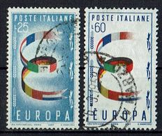 Italien // Mi. 992/993 O - 1957