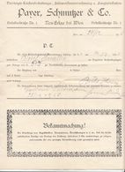 RECHNUNG (datiert Wien 1925) Der Firma PAYER SCHMUTZER & CO Leichenbestattung ..., Dok., A3 Format, Gefaltet, Gelocht, G - Österreich