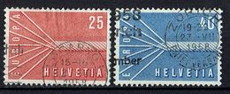 Schweiz // Mi. 646/647 O - 1957