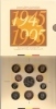 Belguim Set 1995 50 Years End WW II,from 0,5 Franc Until 50 Francs Dutch End French,fdc - FDC, BU, BE, Astucci E Ripiani