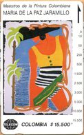Colombia - CO-MT-50, Tamura, Mujer Caribe, Maria De La Paz Jaramillo, Art, 15,500 $, 10.000ex, Mint - Colombia