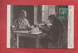 CPA -  Salons 1912 - P.Lapierre Renouard  -  Leurs Dimanches  -( Cartes à Jouer , Jeu De Cartes ) - Cartes à Jouer