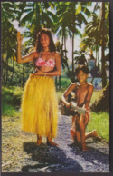Postcard - Tahiti - Circa 1960 - Tahitian Dancer - Non Circulee - A1RR2 - Tahiti