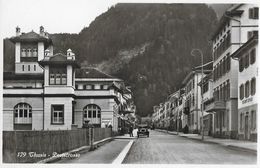 THUSIS → Poststrasse Mit Rest.Bahnhof Und Oldtimer, Fotokarte Ca.1940 - Thusis