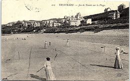 SPORT --  TENNIS  -- TRESTRAOU - Jeu De Tennis Sur La Plage - Tennis