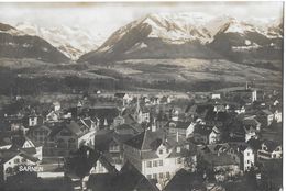 SARNEN → Ansicht Zentrum Vom Landenberg Aus Gegen Das Melchtal, Fotokarte Ca.1935 - Sarnen