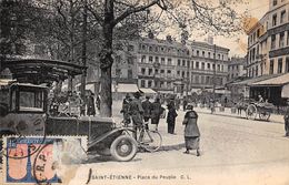 Saint Etienne      42          Place Du Peuple. Automobile      (voir Scan) - Saint Etienne